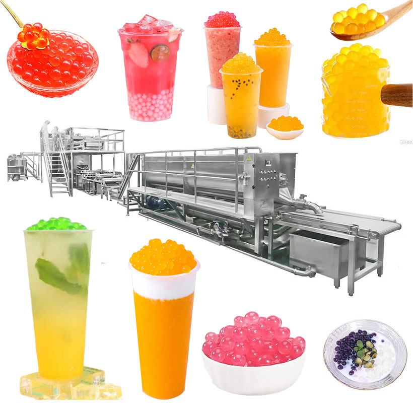 Attrezzatura completa per la produzione di perle succose al gusto di frutta