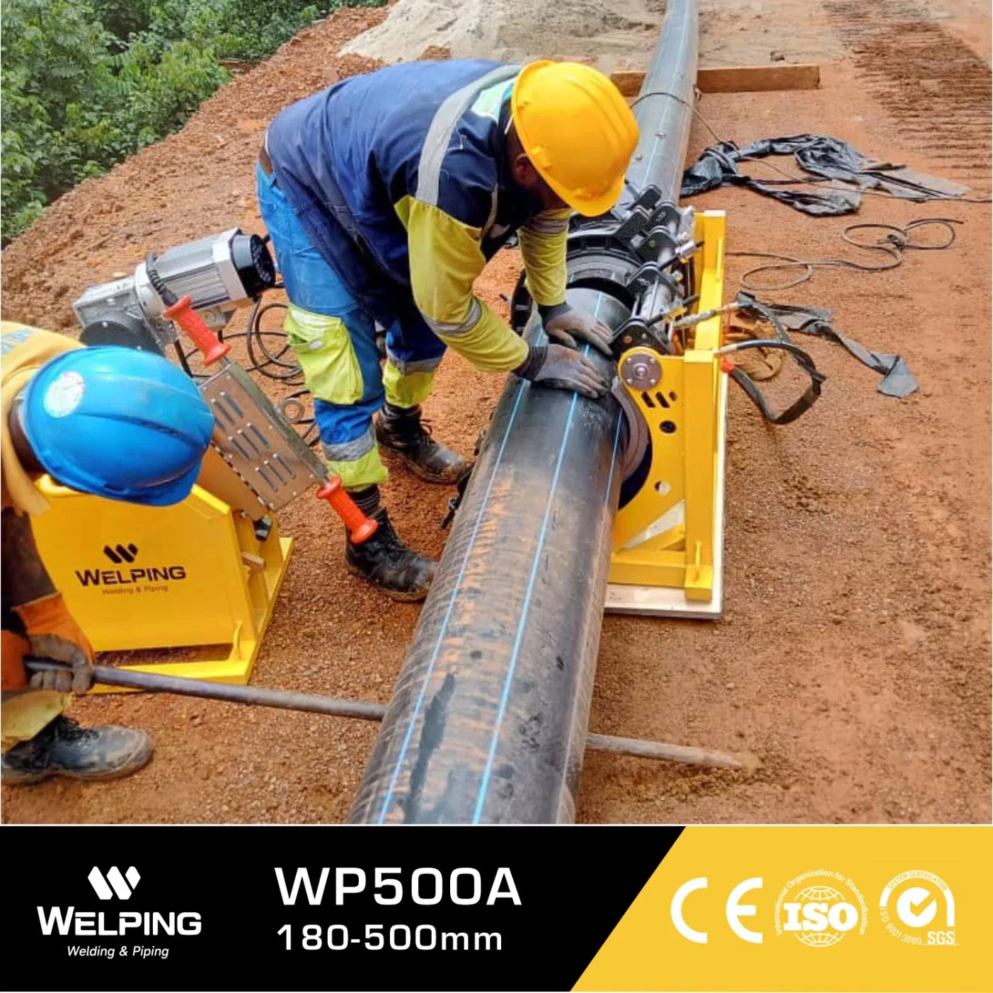 500mm Polyethylene Butt Welding Machine HDPE Fusion Welder