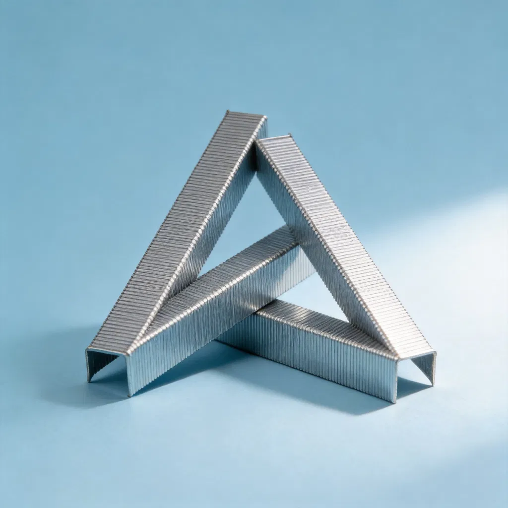 Galvanized F Type Staples for Pneumatic Nail Gun Furniture Upholstery