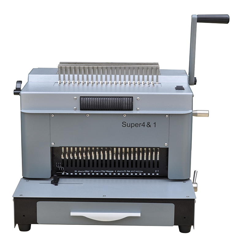 Multifunktionale Schwerlast-Papierbindemaschine für Übungshefte (SUPER4&1)
