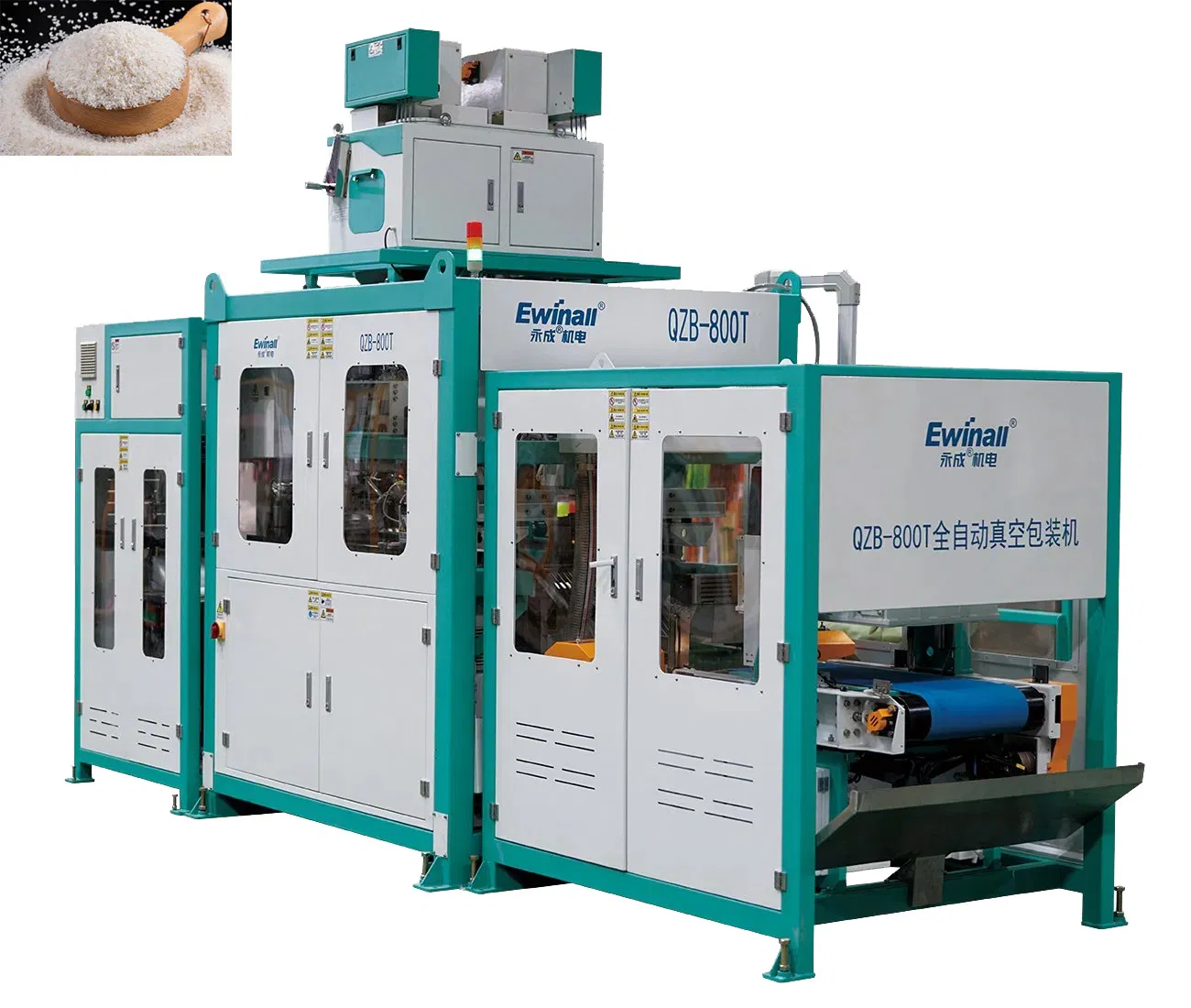QZB-800T Multifunktionale Fünf-Korn-Hocheffizienz-Vakuumversiegelungs-Schnellverpackungsmaschine