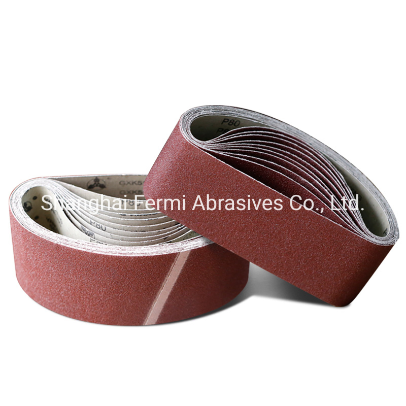 Customized Coated Aluminum Oxide Abrasives Sanding Belt