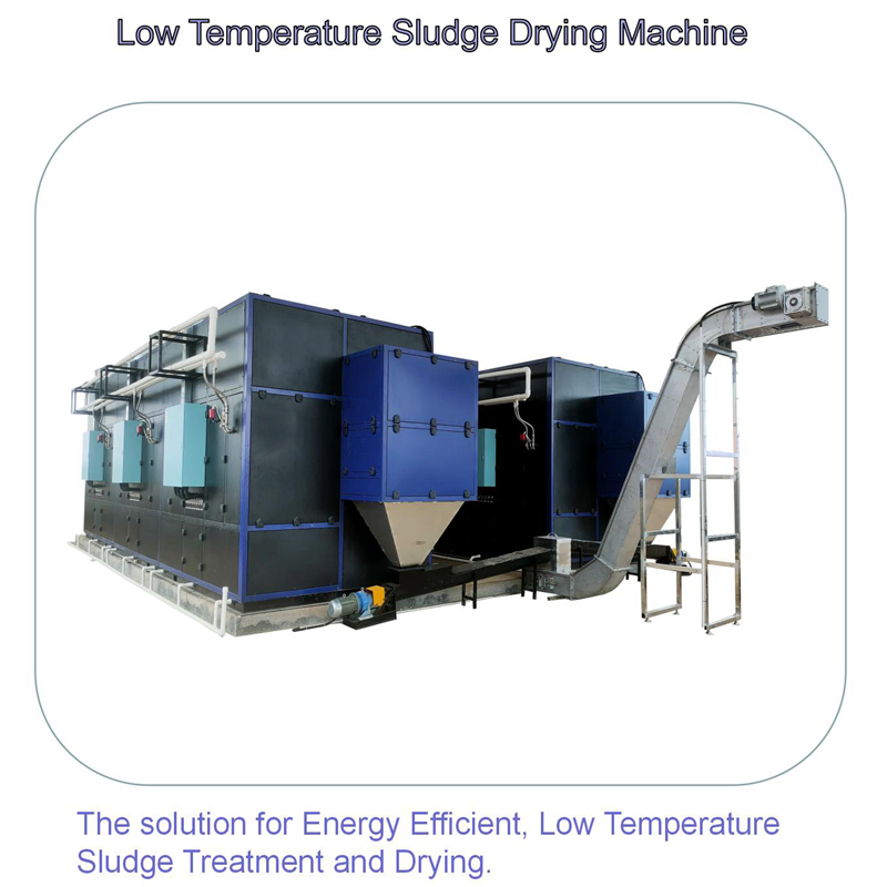 Original Maker Modular Customization Sludge Disposal Belt Dryer Machine Industrial Sludge Continuous Dryer