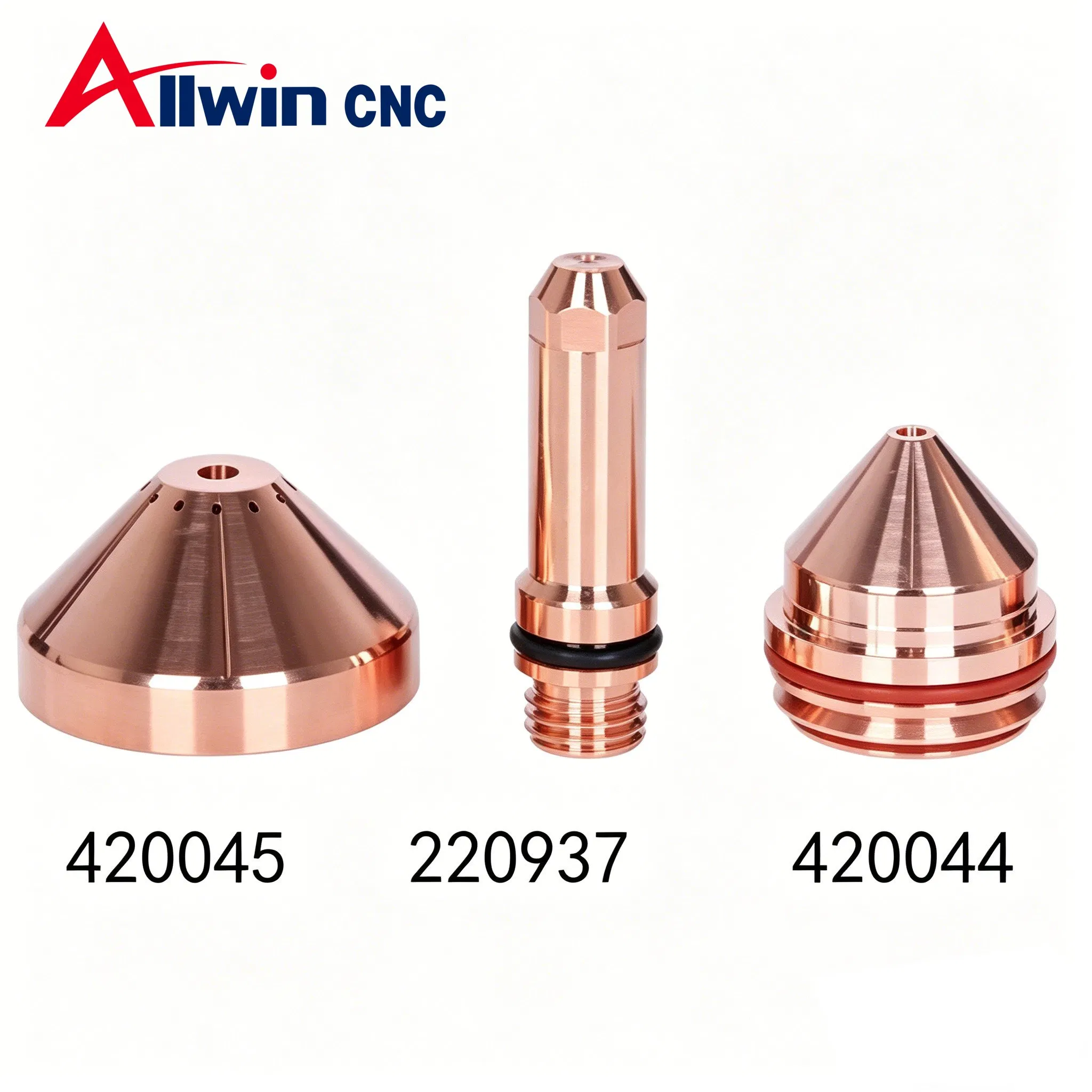 Plasma Cutter Torch Consumables 420044 Nozzle and 420045 Shield Cap