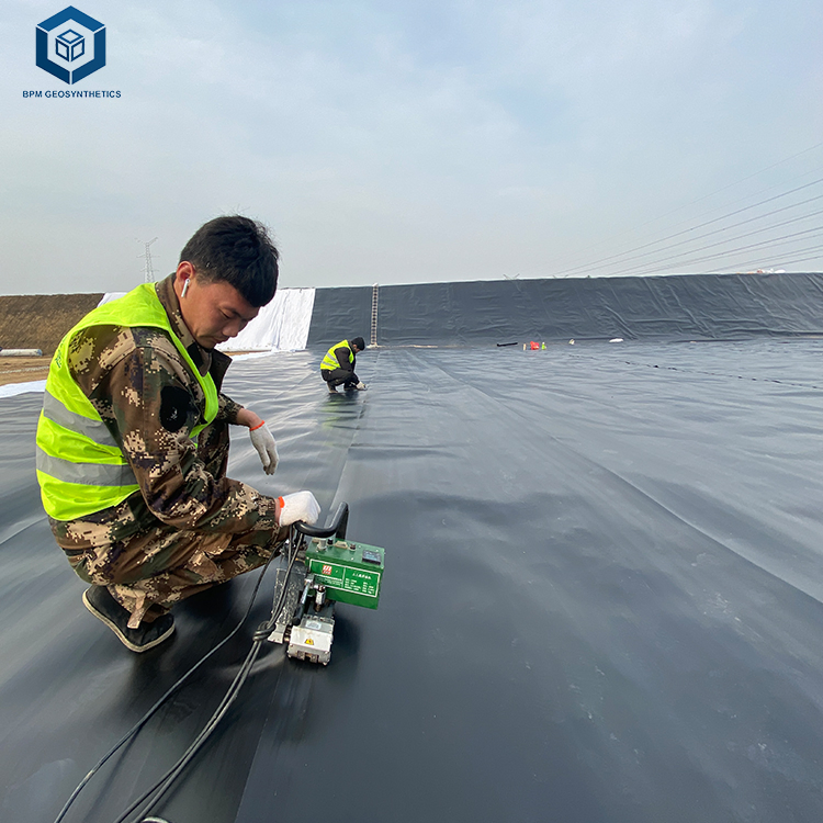 1mm 1.5mm 2.0mm ASTM GM13 HDPE Geomembrane for Pond Liner Landfill Mining