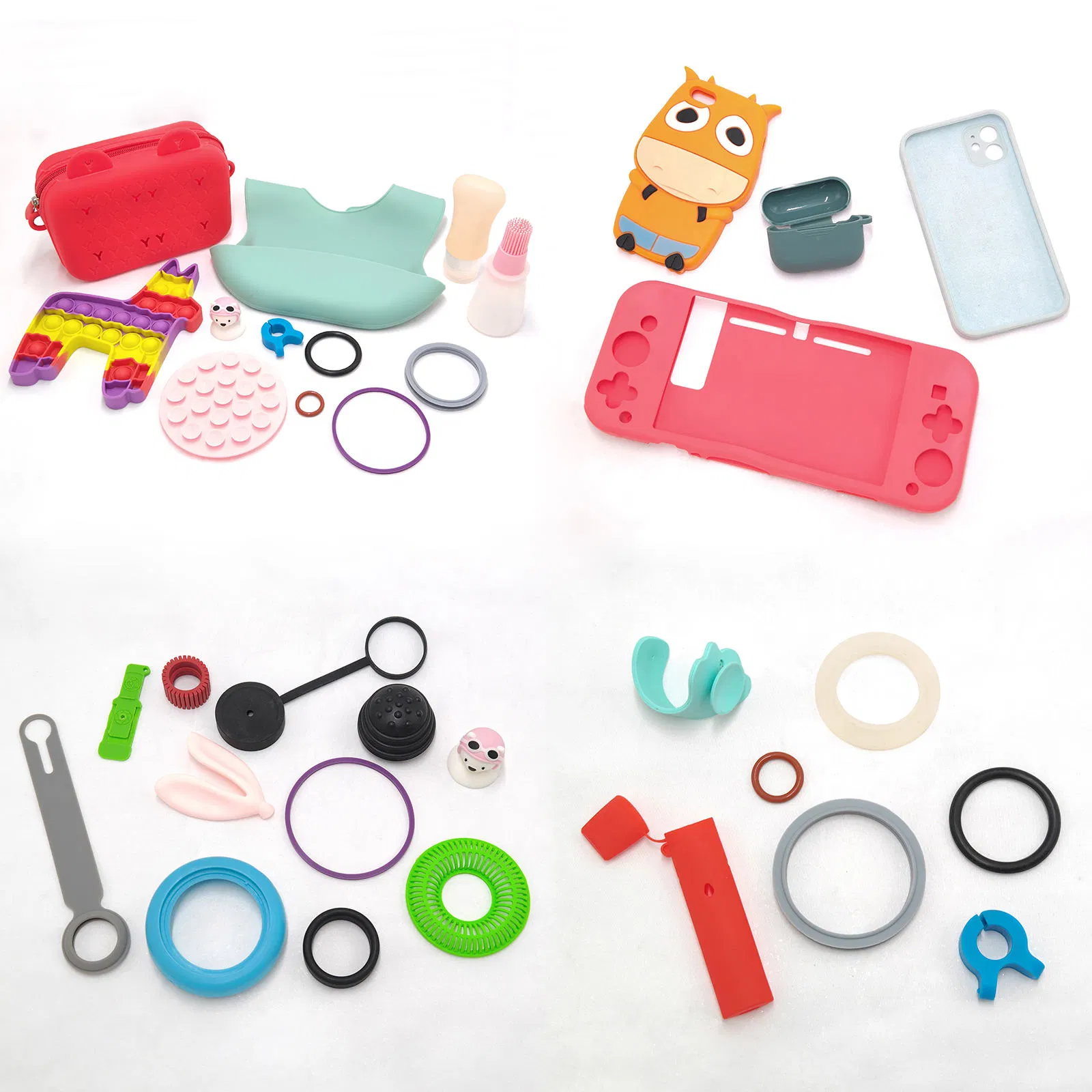 Custom Food-Grade Silicone Products and Components, Custom Silicone Mold Manufacturing