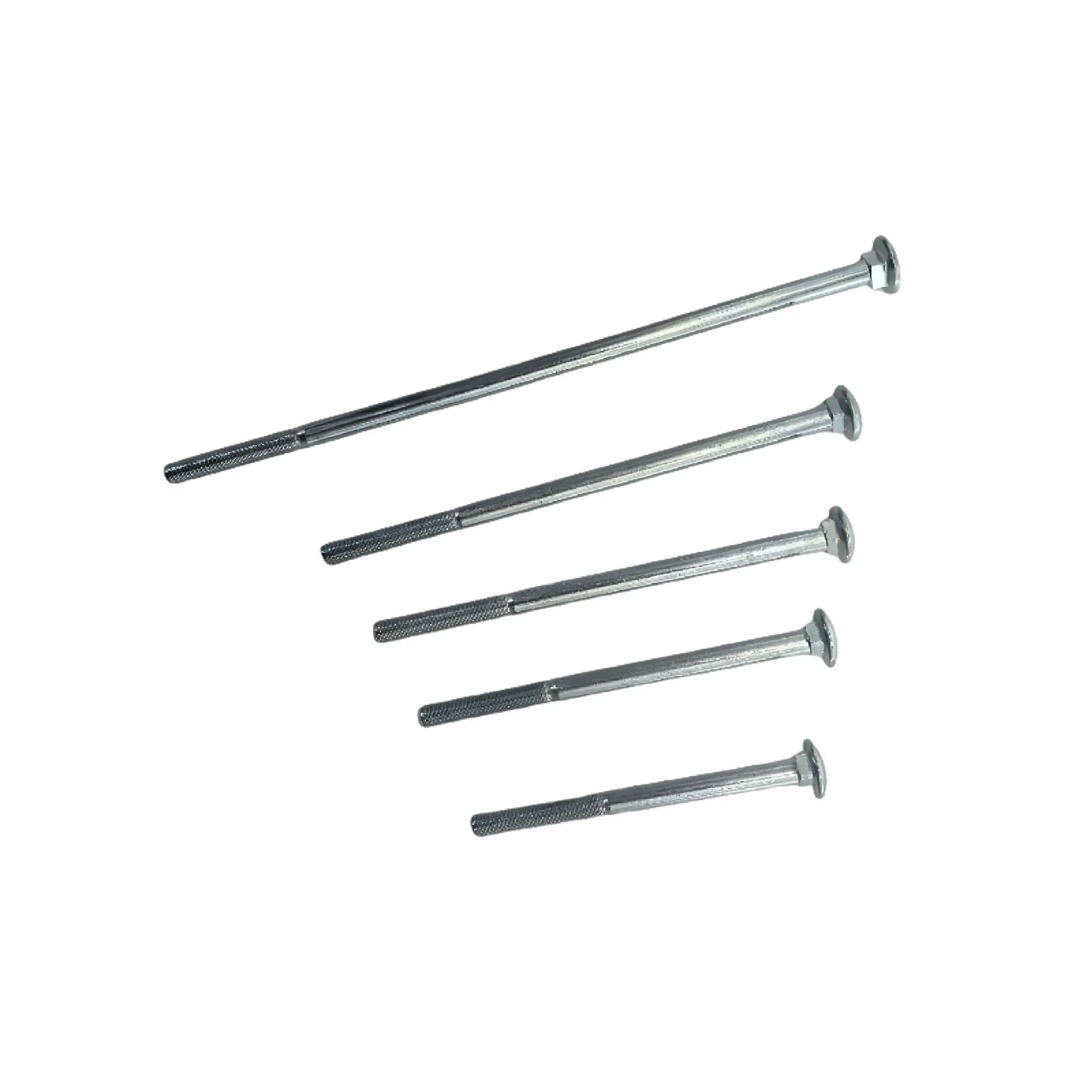 Zinc BSW Carriage Bolts 5/16 Tapered Thread Bolts
