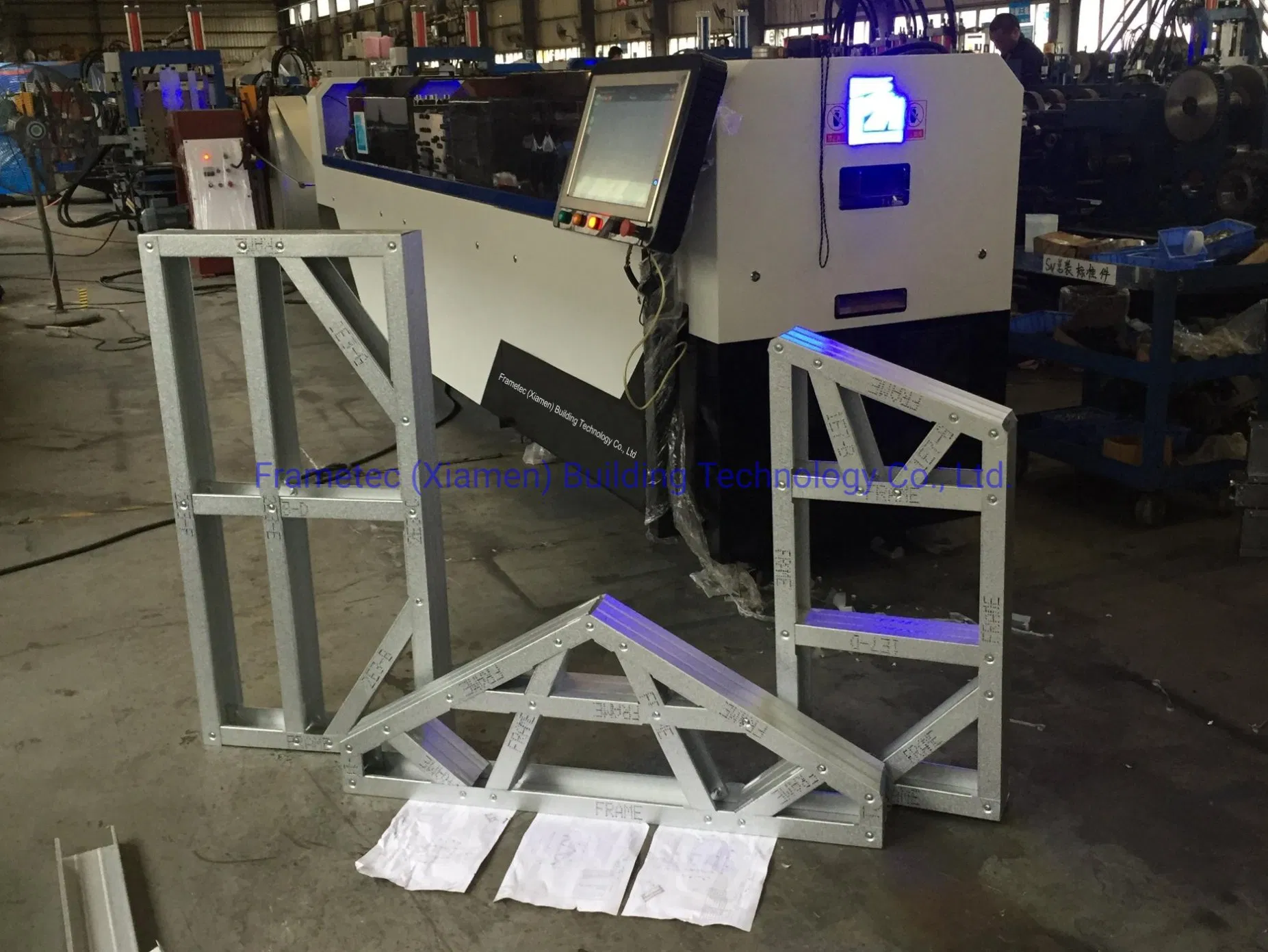 Automatic Custom Light Weight Structure Steel Framing Studs LGS Machine for Modular Villa House Plant