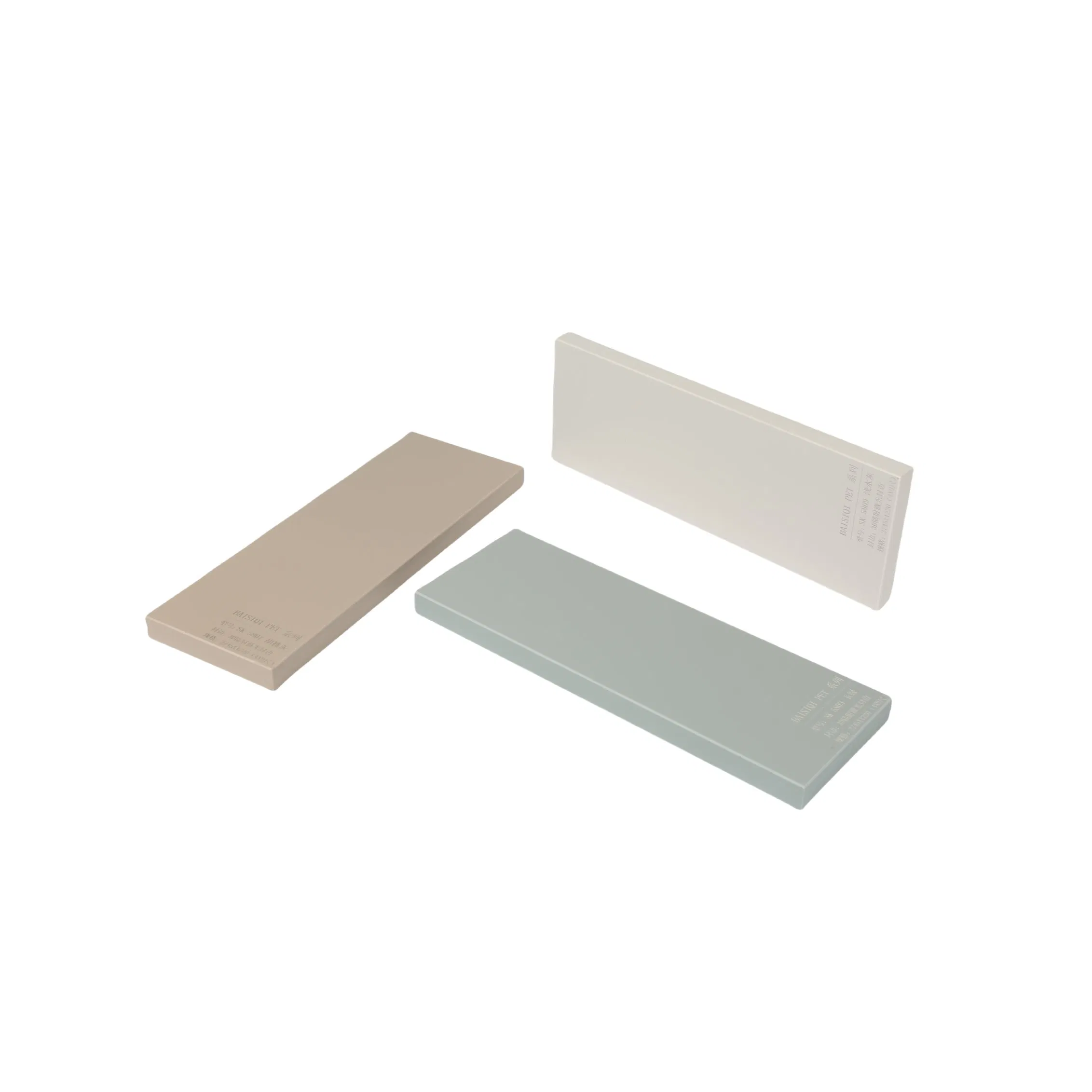 Pannelli MDF rivestiti in PET grigio super opaco Hausys personalizzati per armadi, cabine armadio e pannelli murali