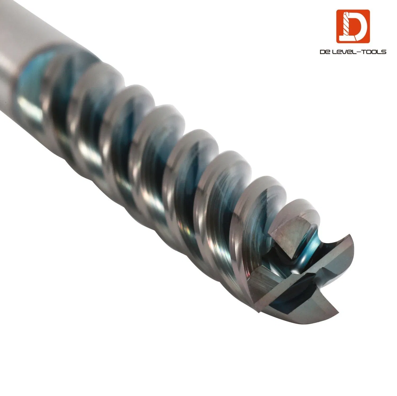 4/5/6 Flute Carbide Square End Mill with Logo Printing