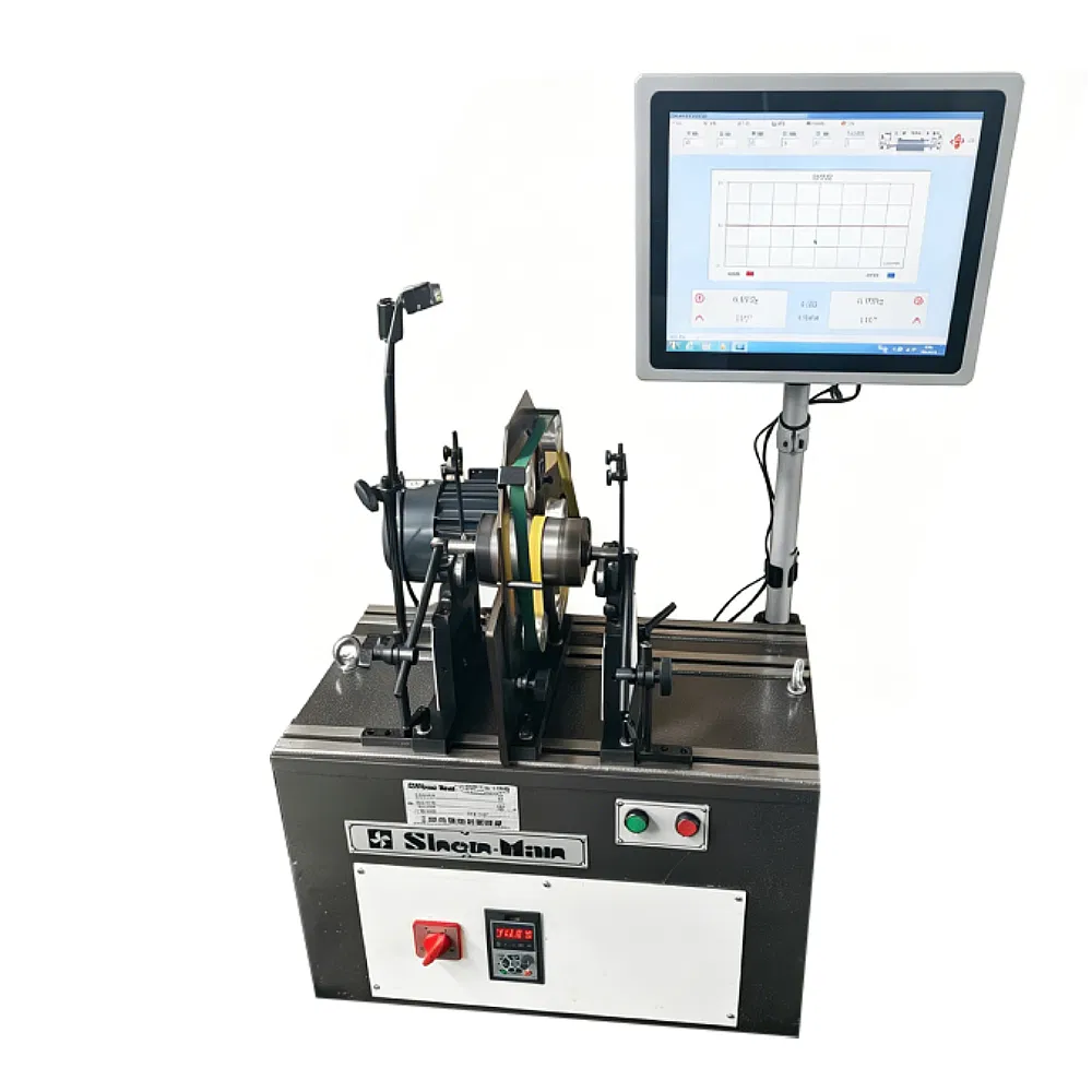 Machine d'équilibrage dynamique automatique et fiable pour applications industrielles de 100 kg