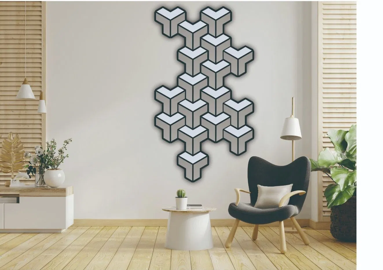 Customized Wood Panel Acoustic Board HDF for Wall Decoration