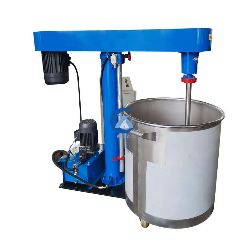 7.5kw Paint Pigment Hydraulic Lifting Mixing Machine High Speed Paint Disperser with CE
