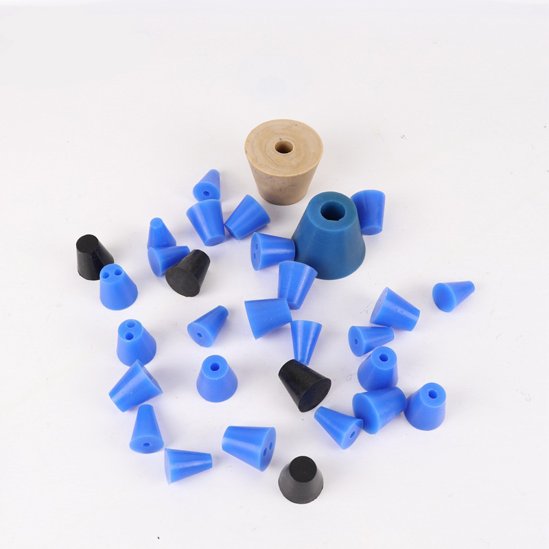 Customized Tapered Bottle NBR EPDM FKM CR NR Silicone Rubber Plug Good Wear Resistance