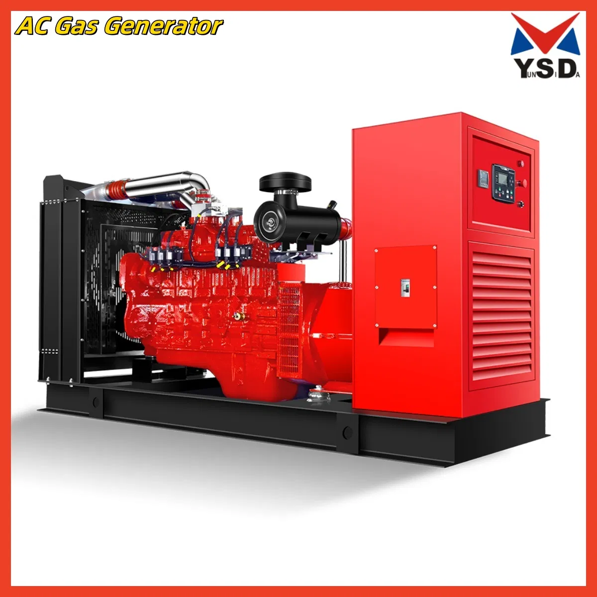 150kw Dual Fuel Wood Gas Diesel 50Hz AC 3 Phase 1500rpm Hydrogen Nitrogen Biogas Generator Sustainable Energy Solution for Natural Gas Biomass LNG CNG LPG