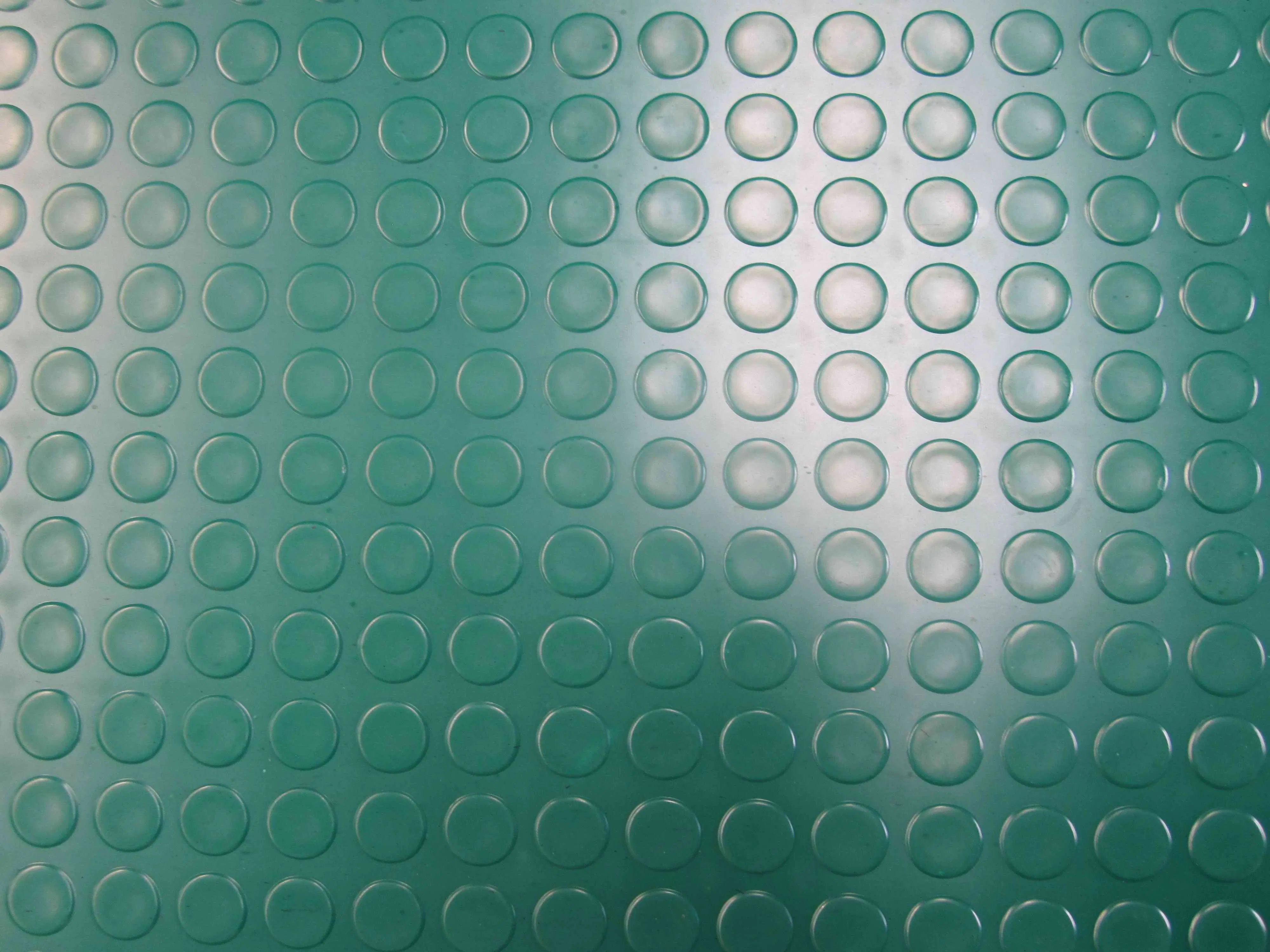 Tappetino in gomma antiscivolo igienico e facile da sterilizzare per linee di produzione e trasformazione alimentare