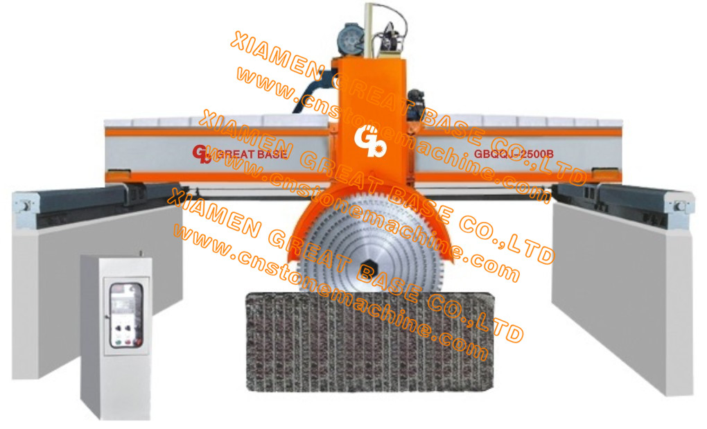 GBQQJ-2500B Bridge Type Hydraulic Up and Down Stone Cutting Machine