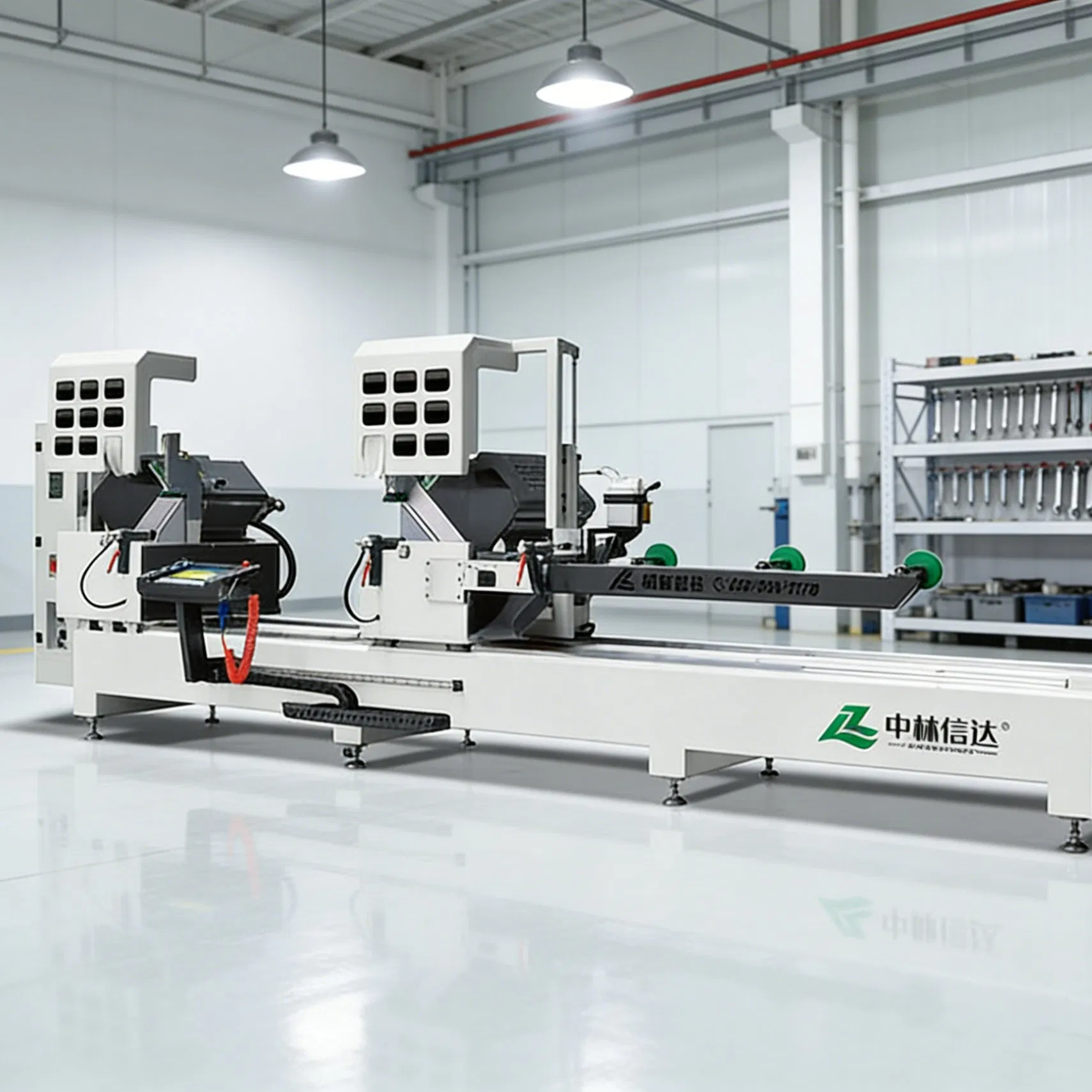 Double Mitre Saw for Aluminium Window Fabrication