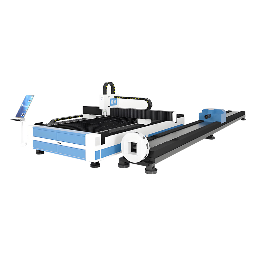 6kw 6000W Fibra Metallica Alluminio CNC Laser Taglio Lamiera e Tubi Macchina