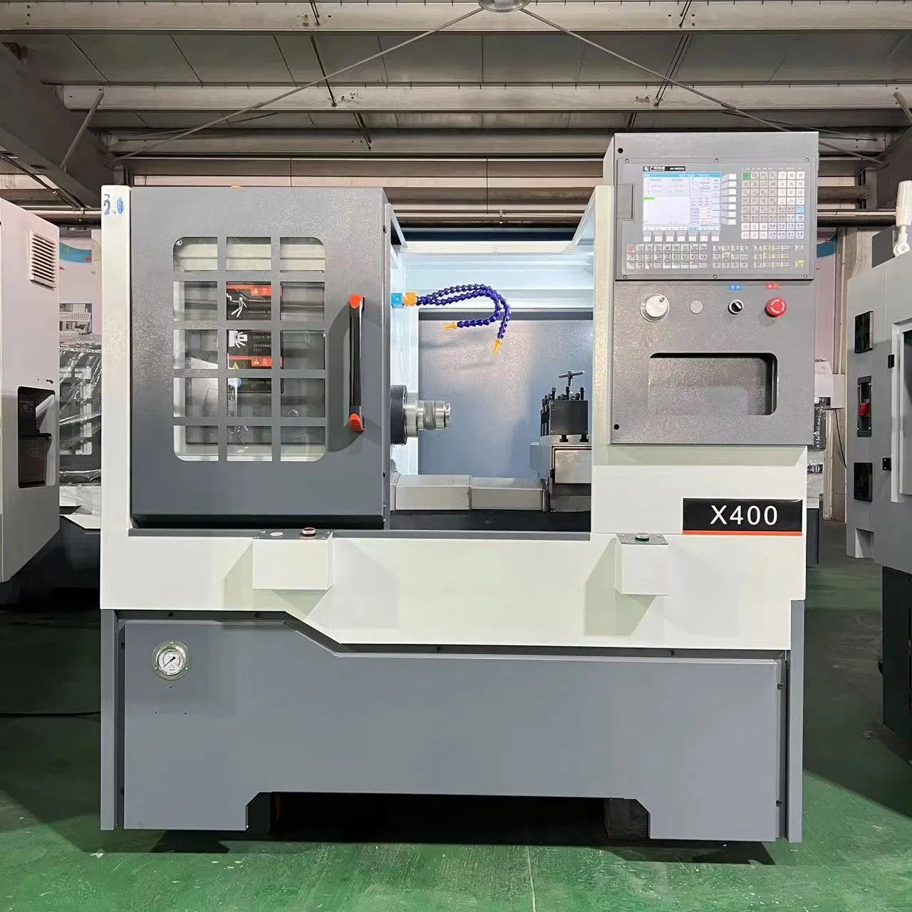 PG40IN Horizontal Flat Bed CNC Lathe Machine with Linear Rail