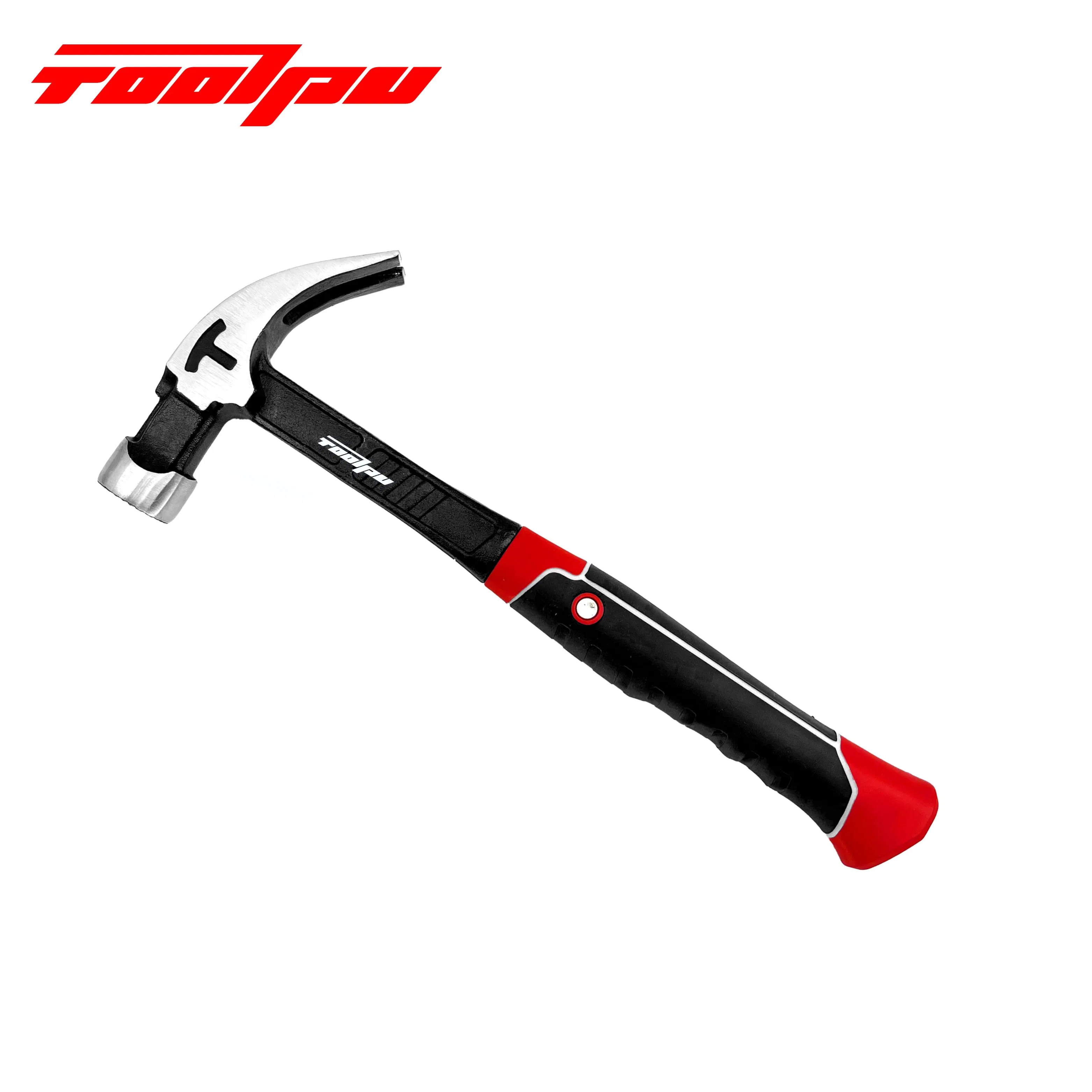 High-Hardness Integral Forged Claw Hammer, 16oz, with Magnetic Traction