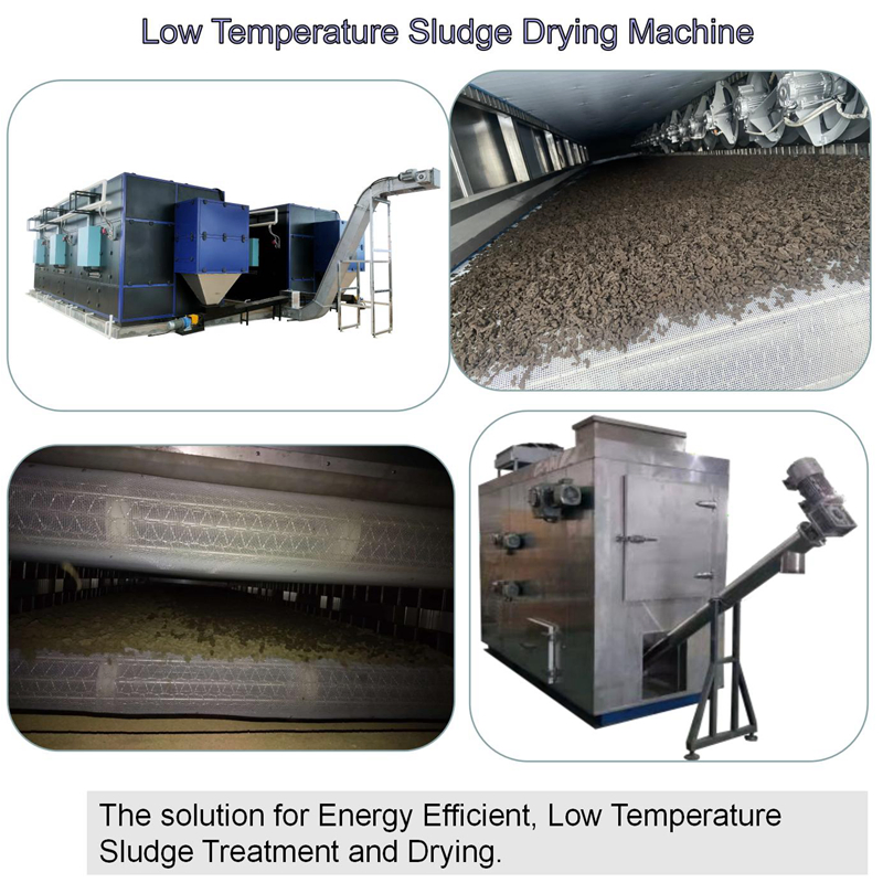 Heat Pump Sludge Dryer Machine, Sludge Dehydrator Waste Treatment Equipment for Paper Recycling Business