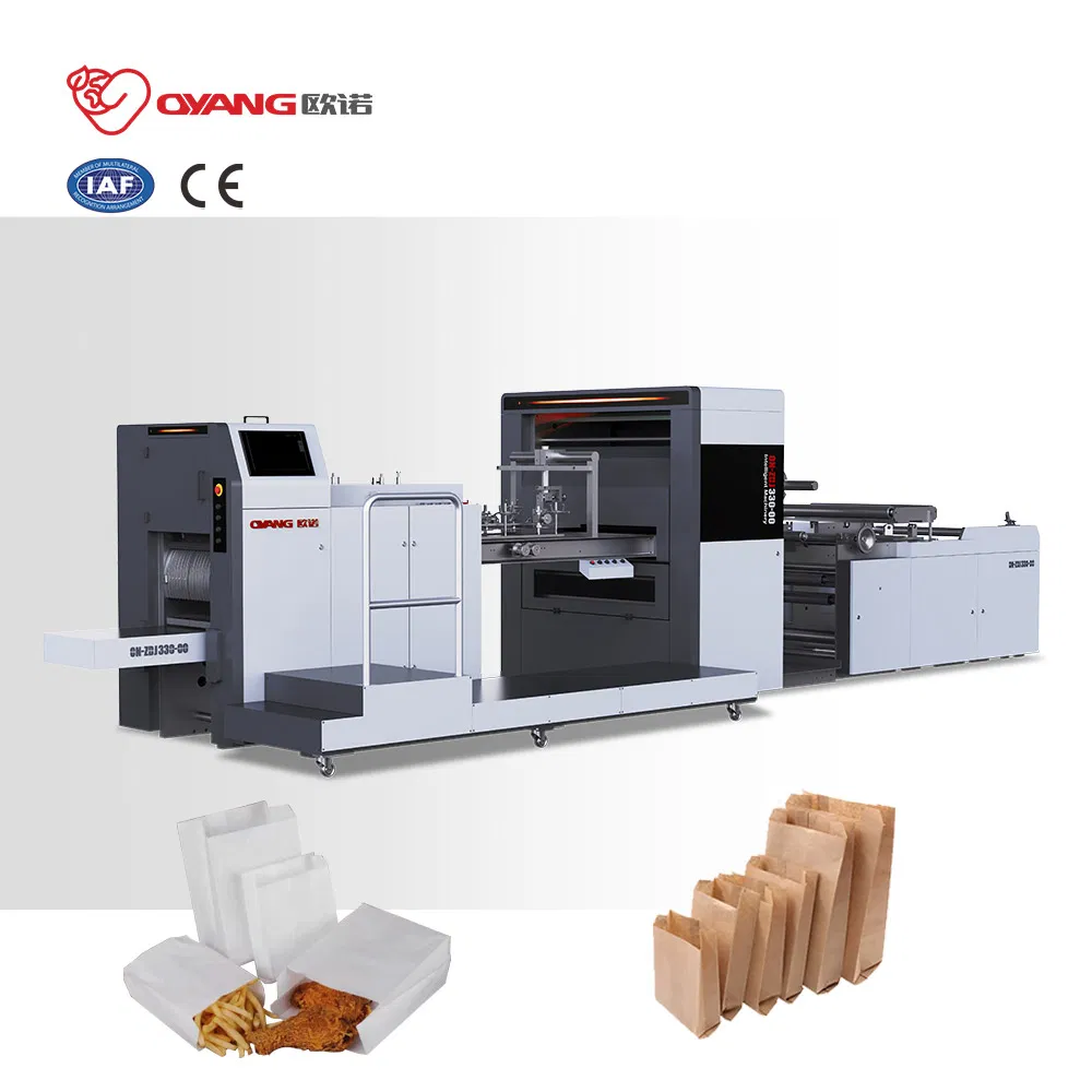 Fully Automatic Paper Bag Making Machine with Windows Good Service
