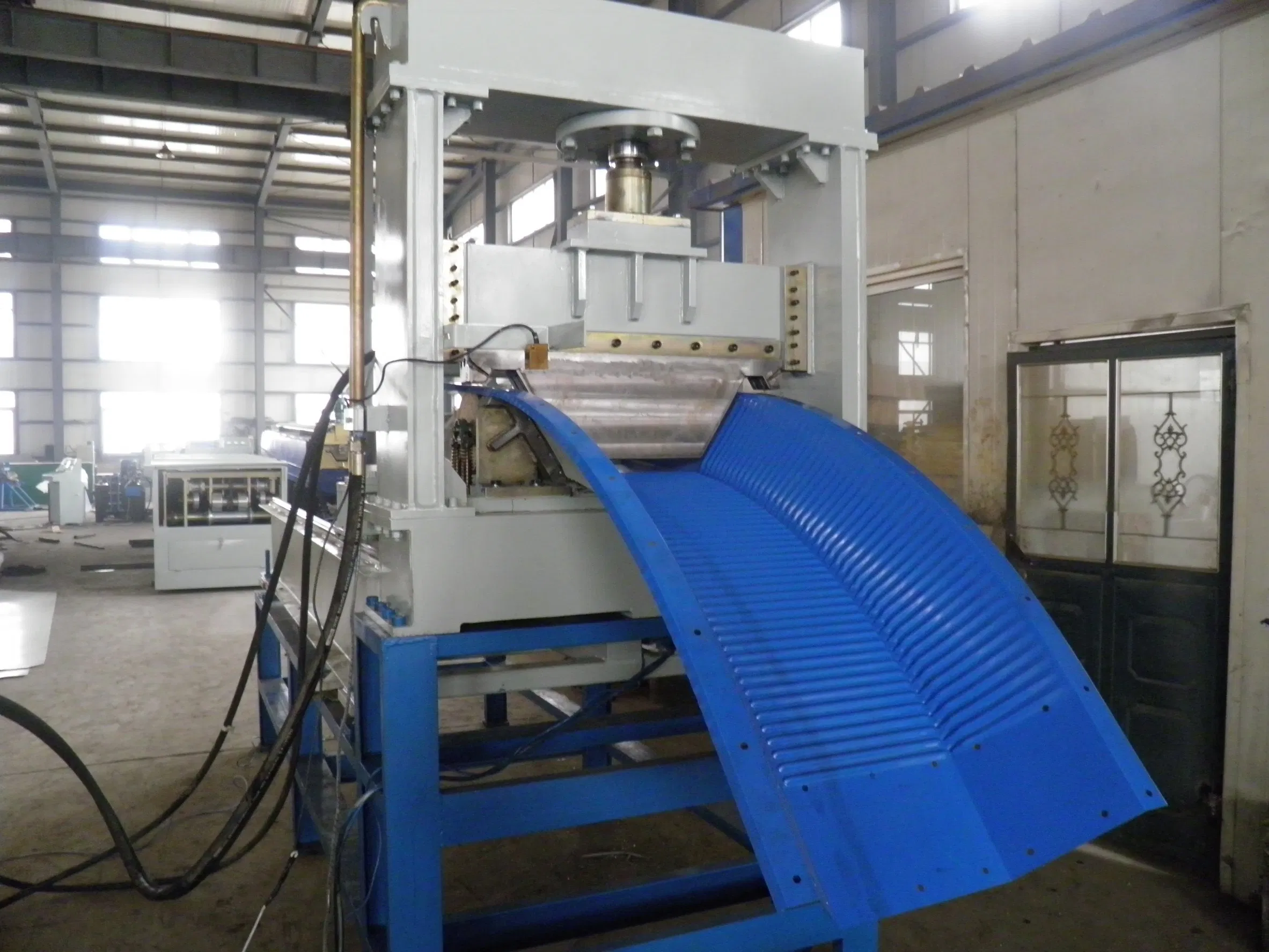 Bohai Screw Joint Curving Roof Roll Forming Machine, Custom Metal Forming Machine