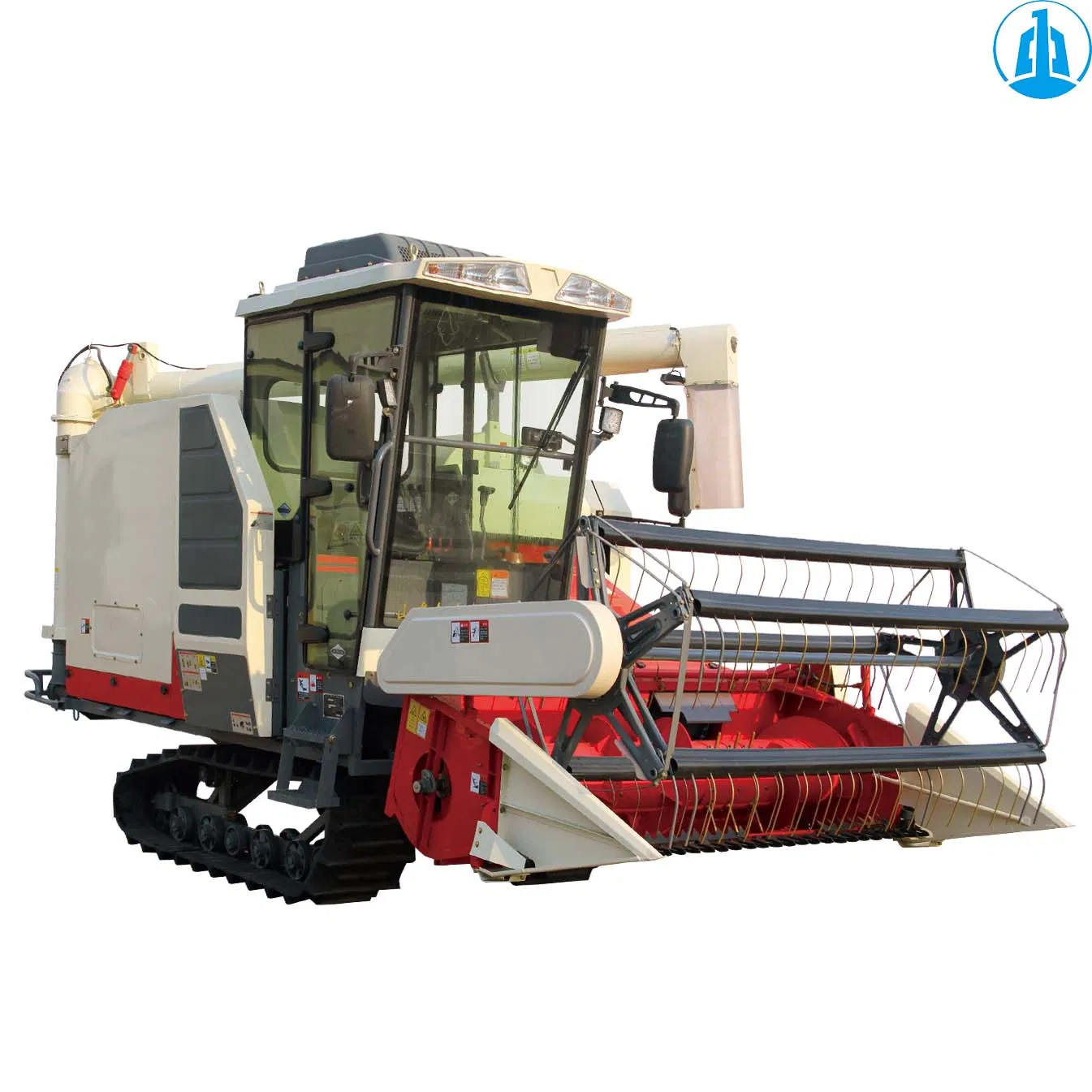 Trattrice cingolato semovente con guida integrale diesel da 88 CV e alimentazione completa per riso, soia, grano, mais, girasole, sorgo, miglio e altre colture