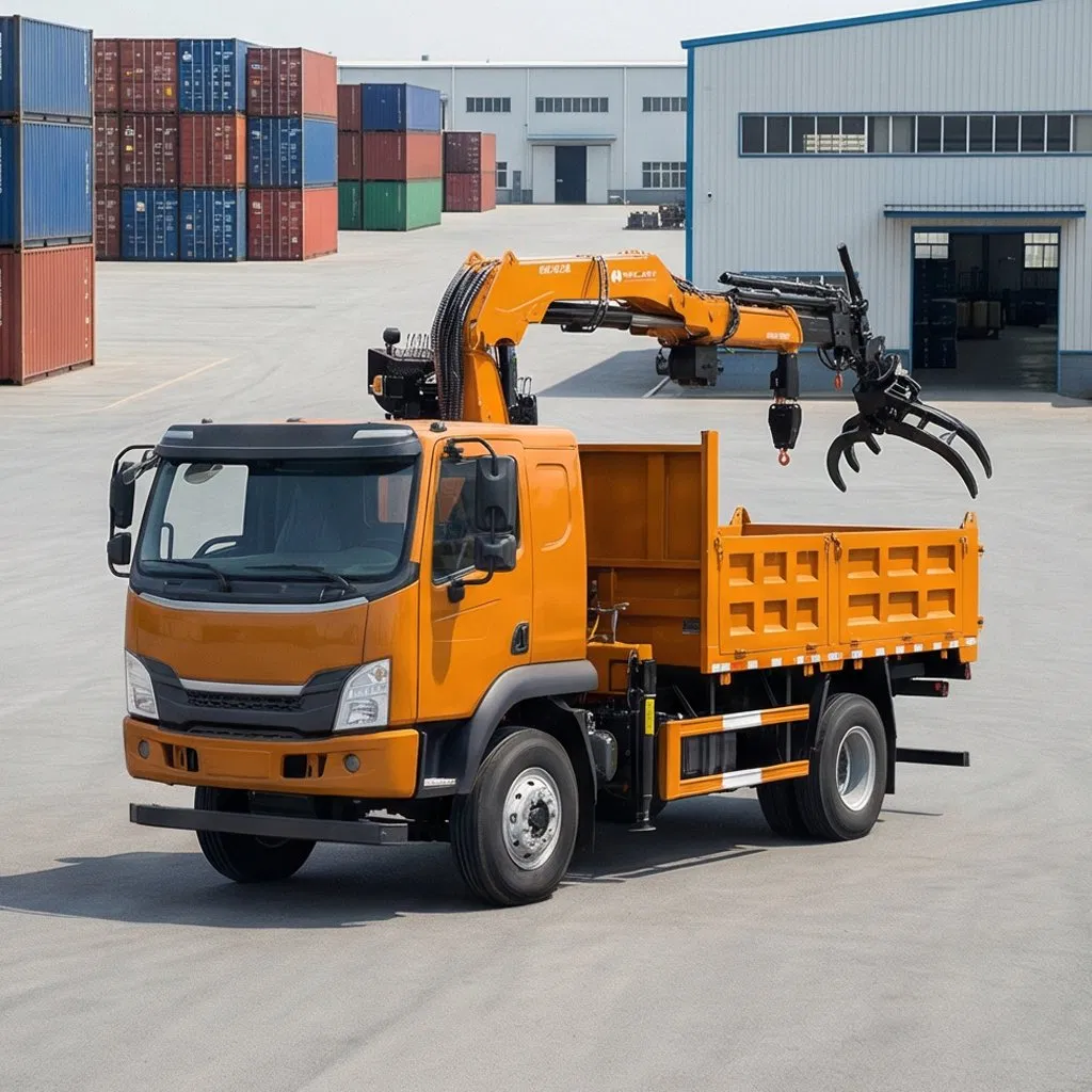 10 Ton Knuckle Boom Crane with 160L Oil Tank Capacity