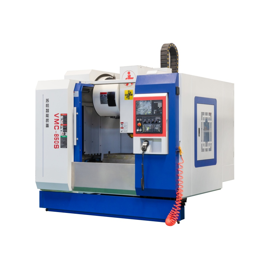 Suji Vmc855s Tornio CNC a 5 assi per taglio metallo, macchina utensile, controllo OEM Fanuc Knd