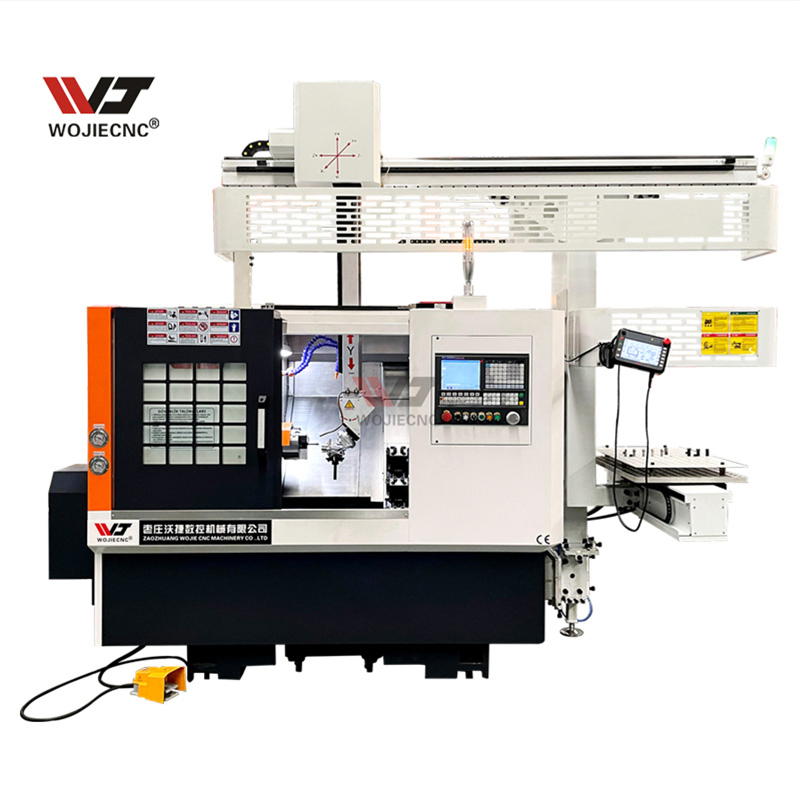 TCK6340S Tornio CNC a gang Siemens Fanuc GSK Centro di tornitura CNC Tornio CNC automatico a bancale inclinato