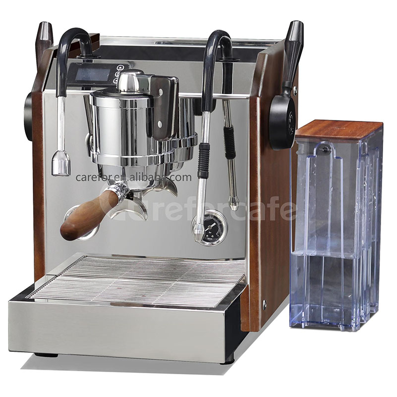 Professional Dual Boilers 1 Group 9bar Ulka Rotary Pump Commercial Semi-Automatic Espresso Coffee Machine