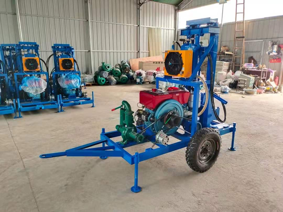 Blu Giallo Rosso Verde Trivellatrice Diesel Idraulica con 100 M