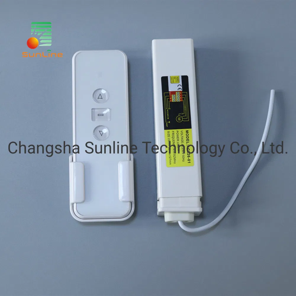 Roller Rolling Shutter Blind Garage Door Tubular Curtain Motor Remote Control Waterproof Built-in Receiver+ RF Transmitter