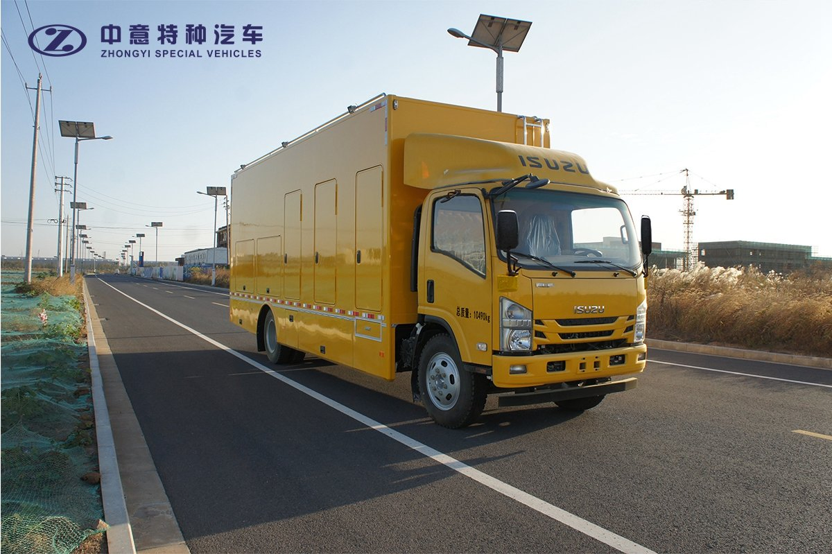 Easy to Move Power Sharing Vehicle for Temporary Power Supply