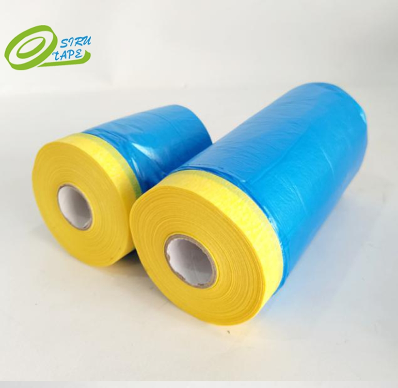 Easy-Tear Residue-Free Covering Film with Washi Masking Tape for Automotive Surface Protection