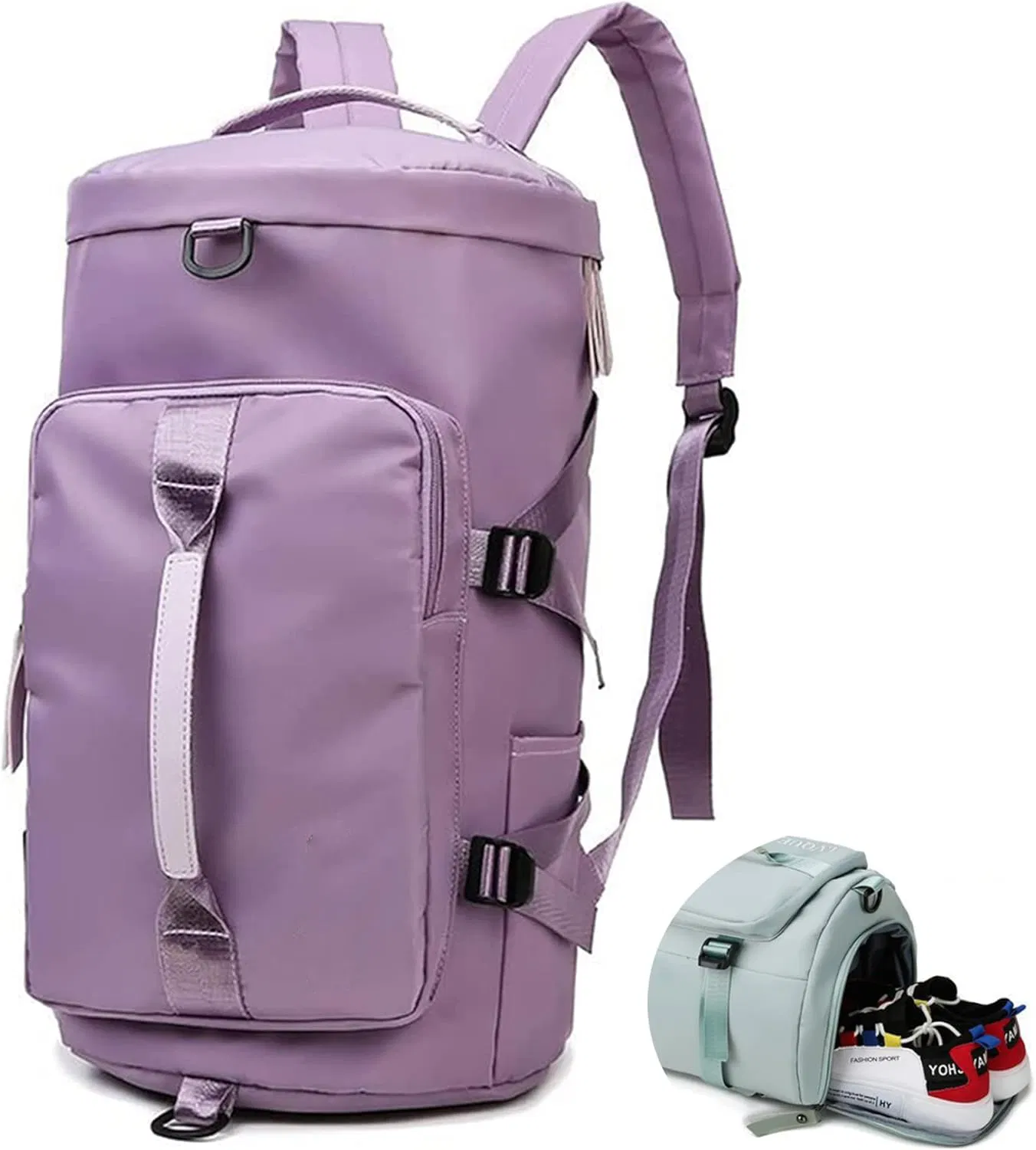 Shoulder Travel Portable Light Backpack Waterproof Dry and Wet Separation Fitness Bag