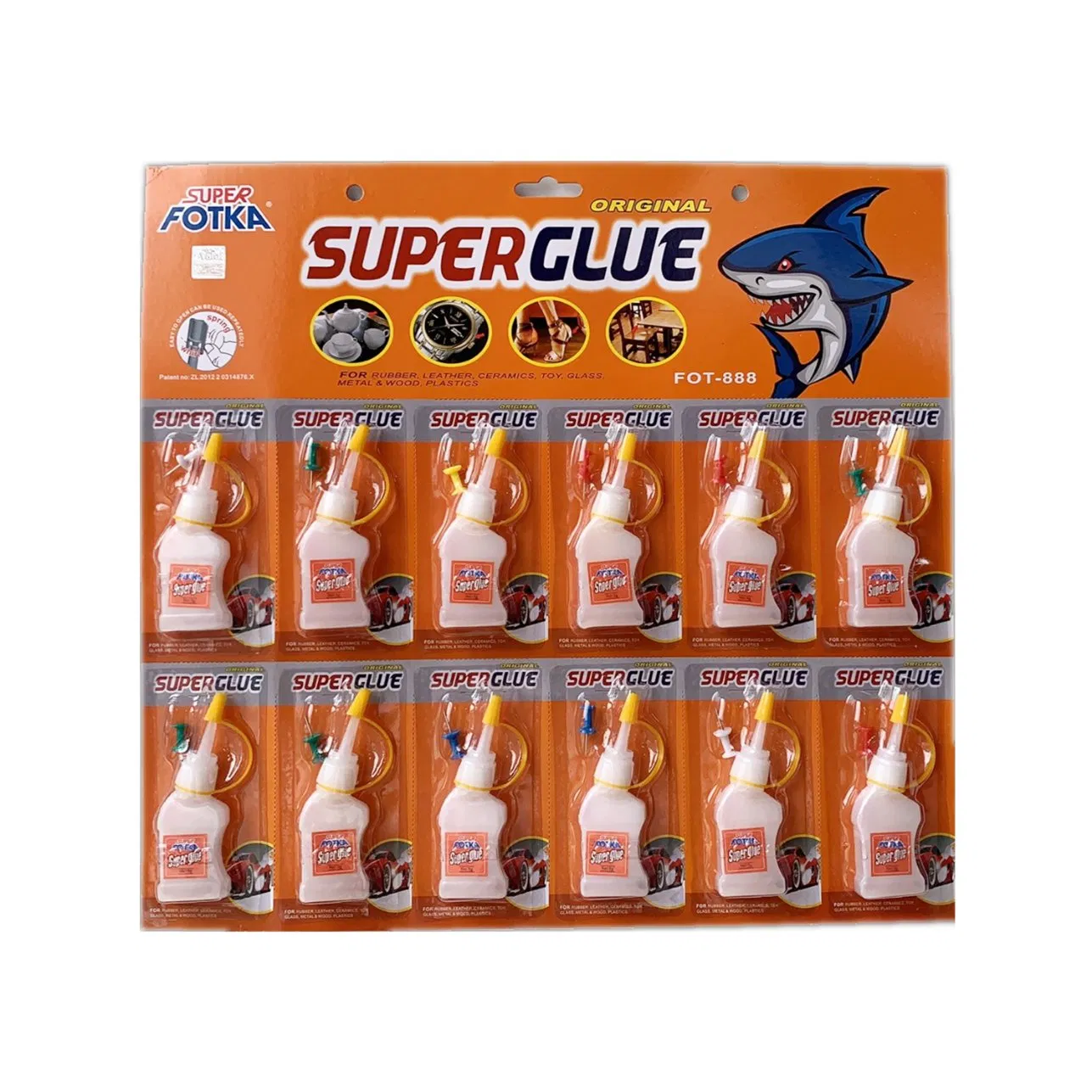 5g X 12 Tubes Instant-Drying Super Glue for Repairing Various Components