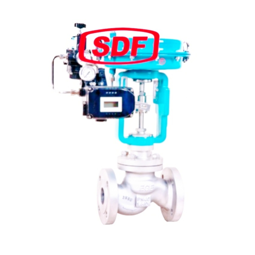 Pneumatic Stainless Steel Flanged Globe Steam Flow Control Valve