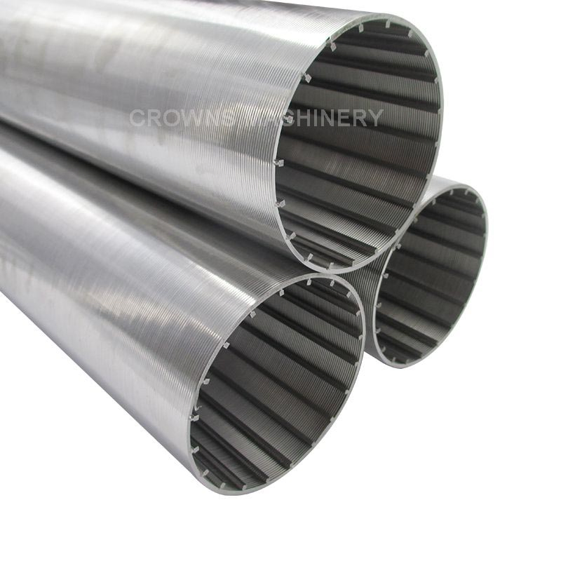 Stainless Steel Filter Cylinder Wedge Wire Slotted Screen Pipe Johnson Screen Tube