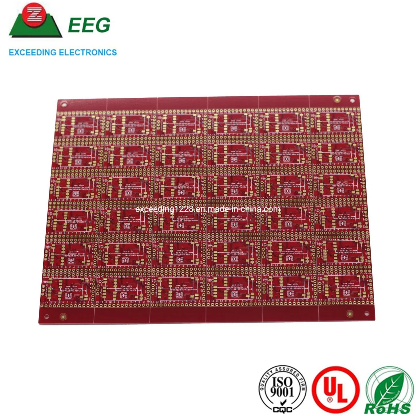 Customized 1-36 Layers FR4 PCB with Red Solder Mask
