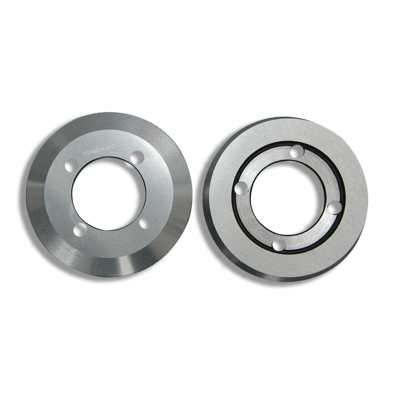 Circular Slitting Knife Tungsten Carbide Insert Industrial Round Metal Shear Blade Cutting Blade for Manufacturing & Processing Machinery Tool