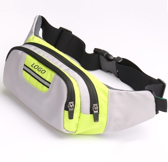 Outdoor Crossbody Phone Pouch Sport Running Fanny Bag Waterproof Waist Pack Elastic Adjustable Webbing