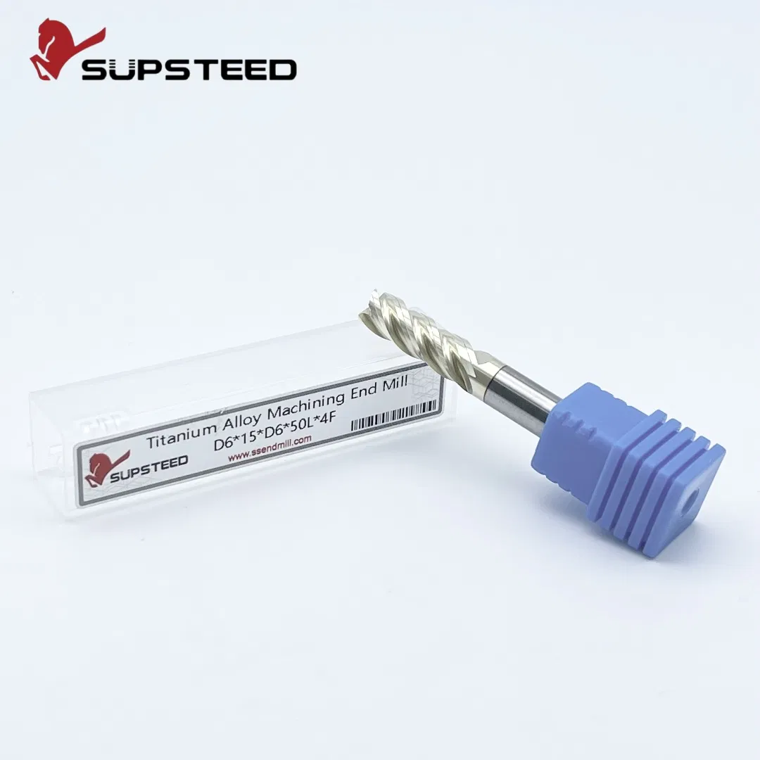 Enhanced Durability Tungsten Carbide Solid Titanium Alloy Face Square End Mill for Industrial Applications
