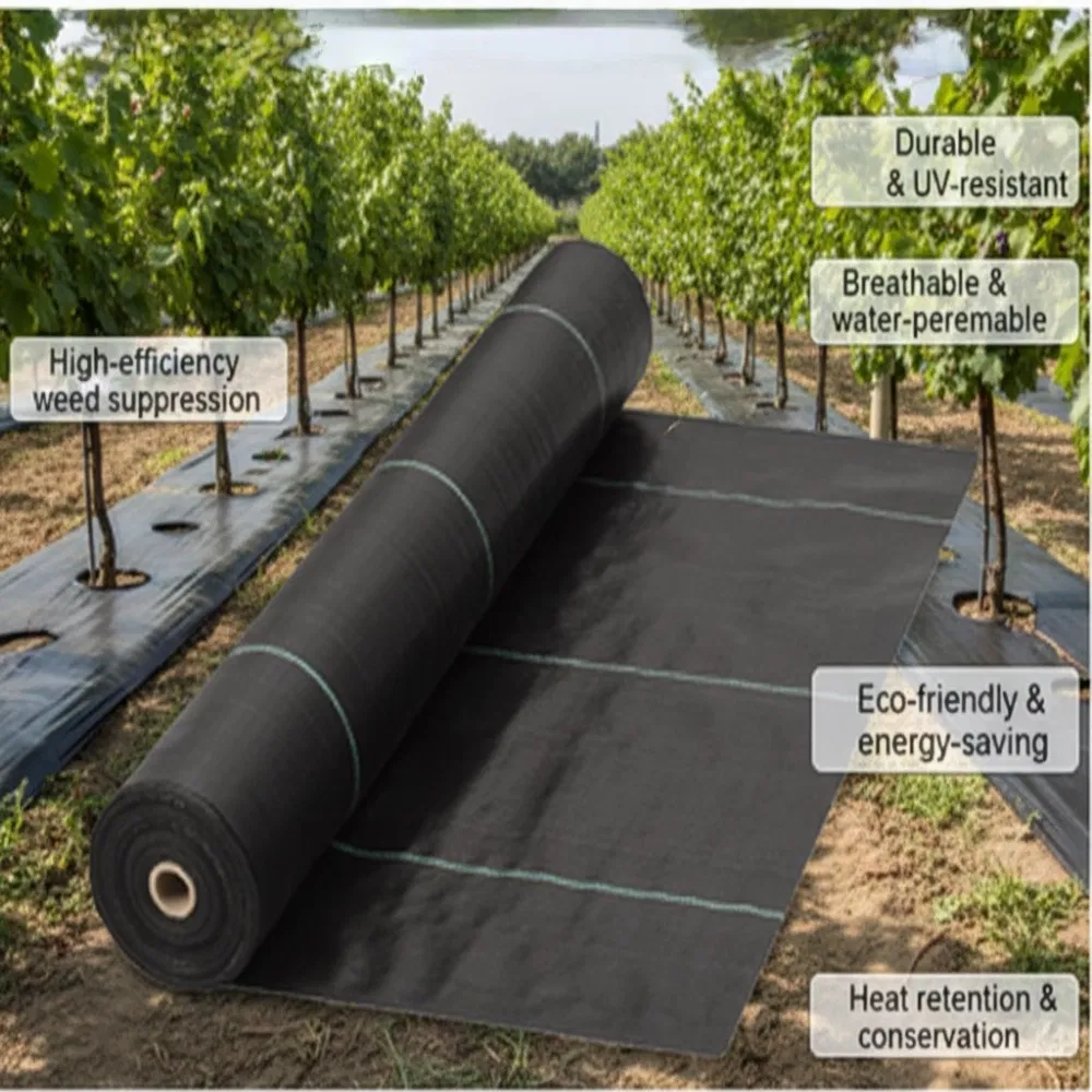 Premium Agricultural Anti-Weed Non-Woven Weeding Cloth Weed Barrier Mat for Garden Weed Control Landscape Fabric