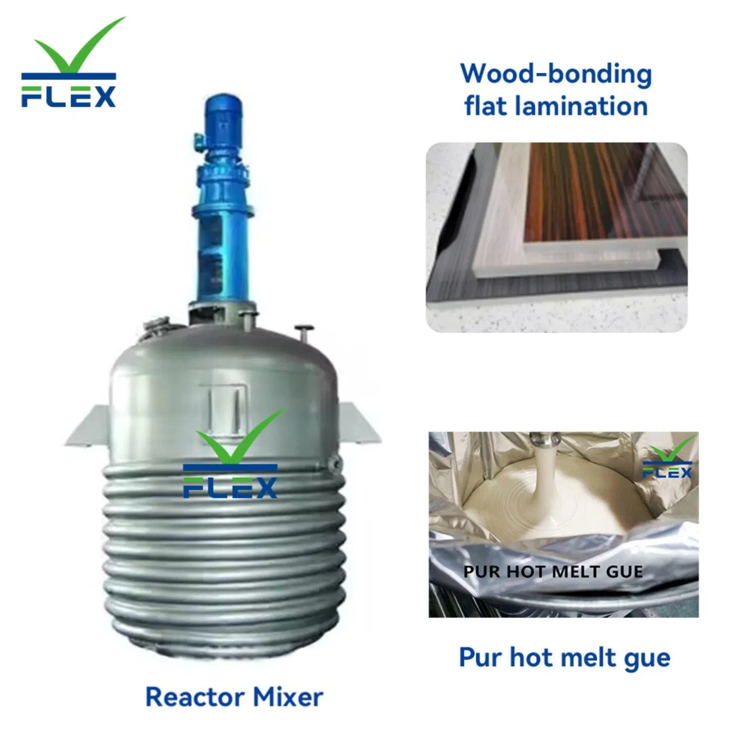 Vacuum Degassing Bubble Free High Performance PUR Hot Melt Adhesive Compounding Reactor
