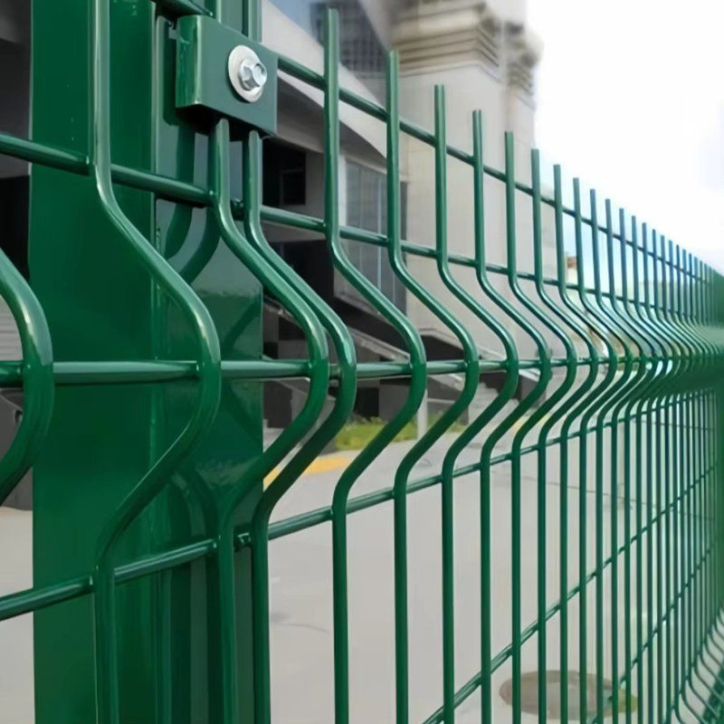 3D Curvy Welded Fence Road Guardrail