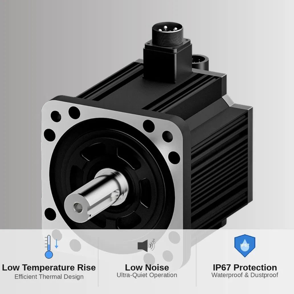 Motore servo CA elettrico leggero ad alta efficienza con classificazione IP67 per apparecchiature a semiconduttore
