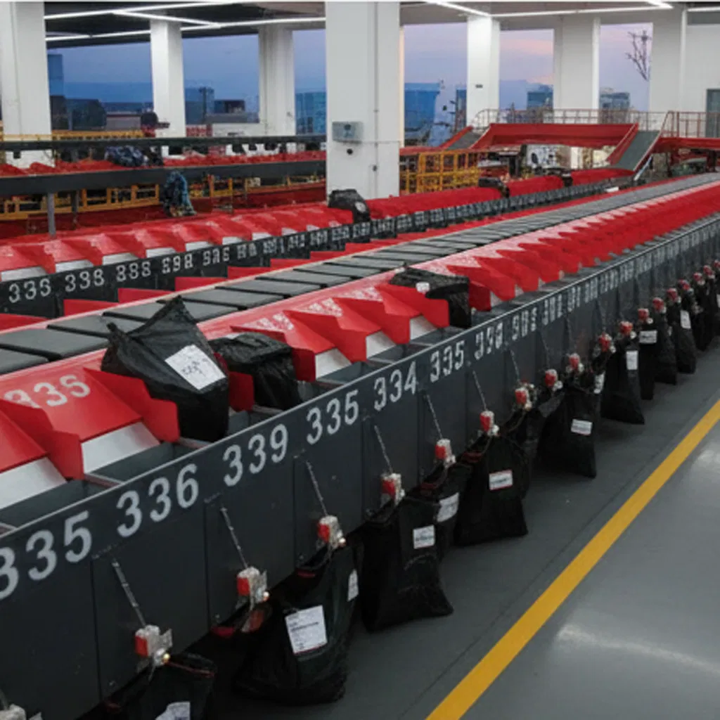High-Efficiency Cross Belt Sorting Machine for Industrial Parcels
